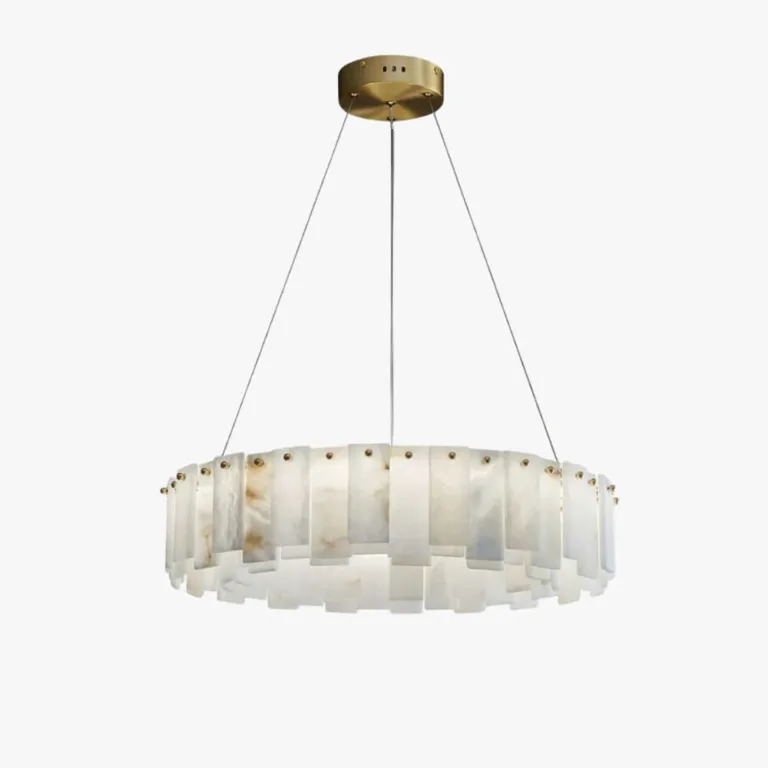 Selene-Alabaster Chandelier Modern